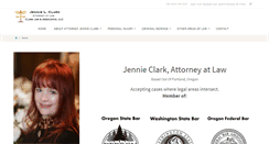 Desktop Screenshot of jennieclark.com